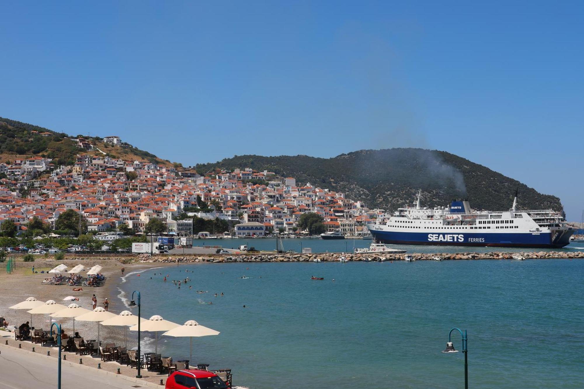 Hotel Mamma Mia Città di Skopelos Esterno foto